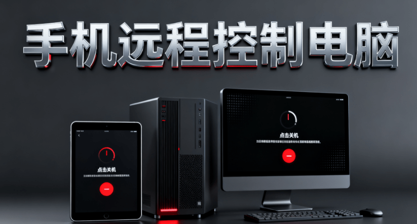 这也能远程操控？手机远程控制电脑，支持访问文件、关机、启动程序、访问屏幕等，免费快速使用Hipc